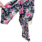 RE/DONE  x The Attico‎ Side Cascade Top Assorted Floral Print Size Large Photo 3