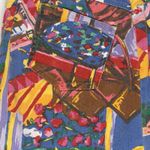 Vintage RARE 90s KEN DONE Full Print Jean Skirt Small Abstract Art Size 8 Photo 8