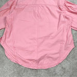 We The Free Free People Happy Hour Poplin Top Oversized Longsleeve Pink XS Photo 9