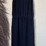 Vince Black Silk Jacquard Maxi Dress Photo 0
