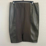 Marc New York  faux leather skirt size XL‎ Photo 1