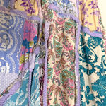 Blue Velvet Patchwork Pants Photo 6