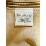 Liz Claiborne Vintage Light Brown Tan Leather Detailed Top Handles Shoulder Bag Photo 13