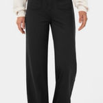 Halara  NWT | High Waisted Button Multiple Pockets Straight Leg Navy M Tall Photo 0