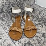 Soludos  Leather Ankle Strap Braided Sandals Size 7 Photo 3