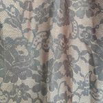 American Apparel Bodycon Nude Floral Dress Photo 6