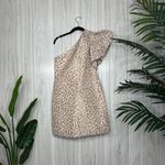 J.Crew NWT  One Shoulder Ruffle Dress Italian Ikat Leopard size 4 NEW BB318 Photo 1