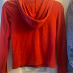 J.Crew  Women's Red Hoodie Top Photo 3