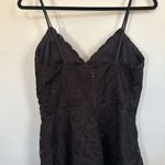 Windsor  Black Lace Overlay Romper Medium‎ Scallop Trim evening dress Photo 4
