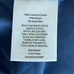 Halogen NWT- Beautiful blue tie front blouse, 3/4 sleeves, back zipper, has stretch, brand new, size xs Photo 7