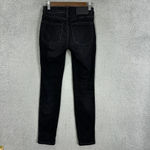 Massimo Dutti ‎ jeans womens 2 black low rise skinny stretch minimalist basic Photo 4