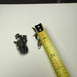 Cherub Angel / Snowman Lot Of 2 Tack Lapel Pin Pewter Tone Christmas Silver Photo 1