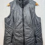 C9 Champion c9 by Champion Puffer Vest Silver Gray Quilted Full Zip Pockets Women's Size XL Photo 0