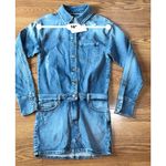 Retrofête  River Denim Button-Front Mini Dress Size XS Photo 9