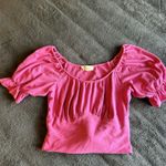 Listicle Pink Tie Back Top Photo 0