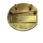 Vintage Crimson Crest The Cardinal Brooch Nature's Fashion Statement Gold Photo 1