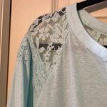 Sonoma Flowy teal shirt with lace size 2X Photo 3