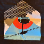 Black Tote Bag with Graphic Design Photo 1