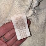 Free People  Cream Oversized Sweatshirt Size XS/Small Photo 4