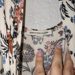 American Eagle  White Floral Tassel Maxi Dress Size Small Photo 2