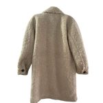 VERO MODA  Kylie Filucca Teddy Coat Boos Oatmeal/Beige Extra Button‎ Small NWT Photo 2