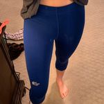 The North Face Blue Cropped Leggings Photo 0