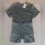 AYWA TWO PIECE Blue Lounge Set Sleep Set Shirt and Shorts NWT Size XXL‎ Photo 5