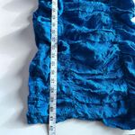 ZARA Bright Blue Ruched Bodycon Midi Dress Bloggers Favorite Size S Photo 11