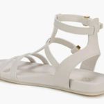 Franco Sarto NEW Evan Ankle Strap Sandal (Women) CHIFFON WHITE, Size 7.5 M Photo 3