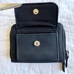 No Boundaries  Y2K Black Angel Blue Bead Zip Around Coin Bill Womens Wallet Photo 10