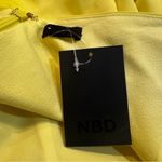 NBD  Women's Greta Gown Cut Out Maxi Dress in Yeillow Size Small NWT Photo 9