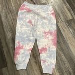 Love Shack Fancy  Etty Cropped Joggers  Tie Dye Sweatpants Small Photo 5