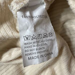 SheIn Cream and Red sequined santa Crewneck long sleeve Top Photo 4