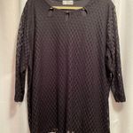 Shannon Ford  New York lace dress blouse with undershirt and 3/4 sleeves. Size 2X Photo 0