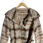 Anthropologie  Daughters of the Liberation Southwestern Aztec Belted Pea Coat M Photo 1