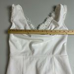 Lulus  Forever Beloved Classic White Lace Cap Sleeve Mermaid Maxi Dress Size XS Photo 9