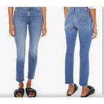 MOTHER The Mid Rise Dazzler Ankle Fray Jeans We the Animals Women's Size 25 Blue Photo 1