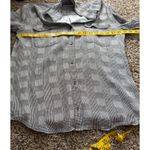 Equipment Femme Houndstooth Button Up Shirt Womens Sz S Professional Career White Photo 5