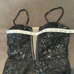 Women’s Black MermaidFit Sequins Party Prom Formal Dress LaceUp Back Size 2 Photo 9
