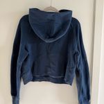 Lululemon  Cropped Scuba Half-Zip Navy Blue XS/S Photo 1