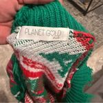 Planet Gold  fringe Christmas sweater Photo 2
