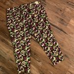 Terra & Sky  Black Floral Jegging Style Pants Size 3X 24W / 26W Photo 0