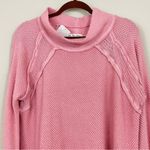 Free People She’s a Keeper Vented-Hem Slouchy Tunic Sweater Pink NWT Size XS Photo 6