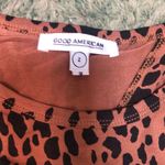 Good American NWT  ANIMAL PRINT CROP TOP Photo 5
