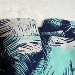 Women's Tropical Print Shorts Size Small Vacation Resort Multicolor Festival Blue Photo 3