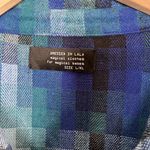 Dressed In Lala Cosmos Blue Plaid Grunge Goddess Oversized Wool Blend Shacket Size undefined Photo 3