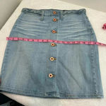 AG Adriano Goldschmied Adriano Goldschmied‎ Button Front Denim Skirt Photo 8
