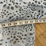 Maje guipure shirt with collar in blue sky Photo 10