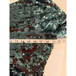 BCBGMAXAZRIA  All Over Sequin Gown Jade‎ Green Showgirl Maxi Dress Formal Stretch Photo 10