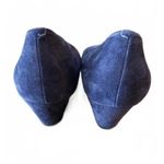 Talbots Women's Wedge Shoes Size 9.5M Leather Suede Blue Preppy City Slip On Photo 3